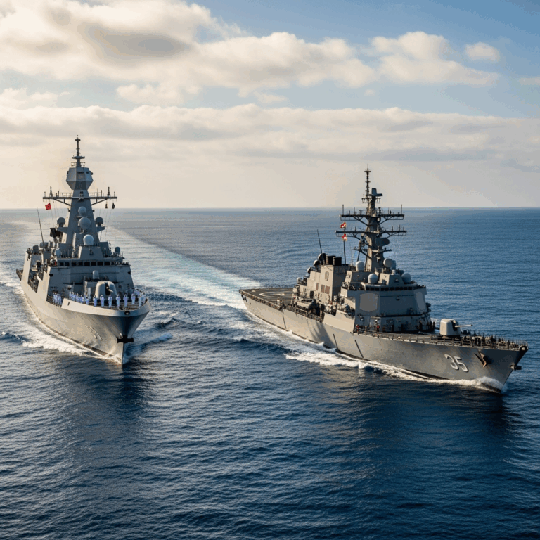 Illustration for: Turkish and Egyptian Naval Exercises Resume