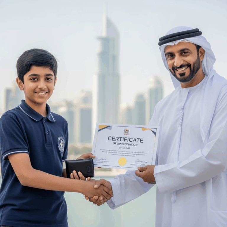 Illustration for: Dubai Student Praised for Returning Dh200,000 Wallet