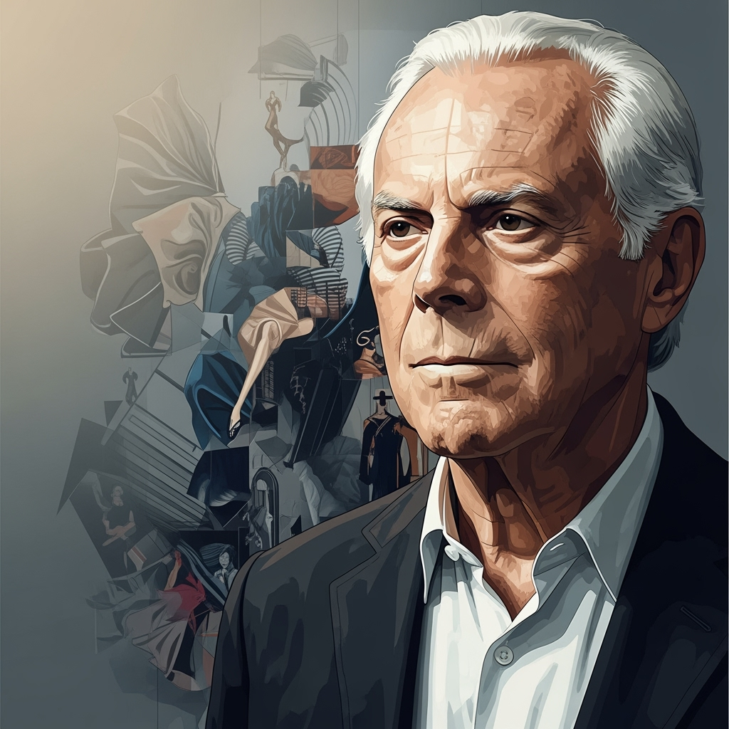 Illustration for: Tributes Pour In for Fashion Icon Giorgio Armani