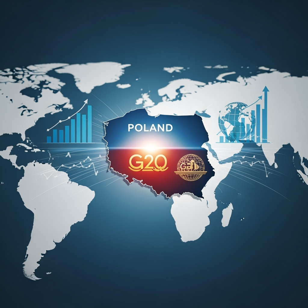 Illustration for: Poland Seeks G20 Invitation as Trillion-Dollar Economy