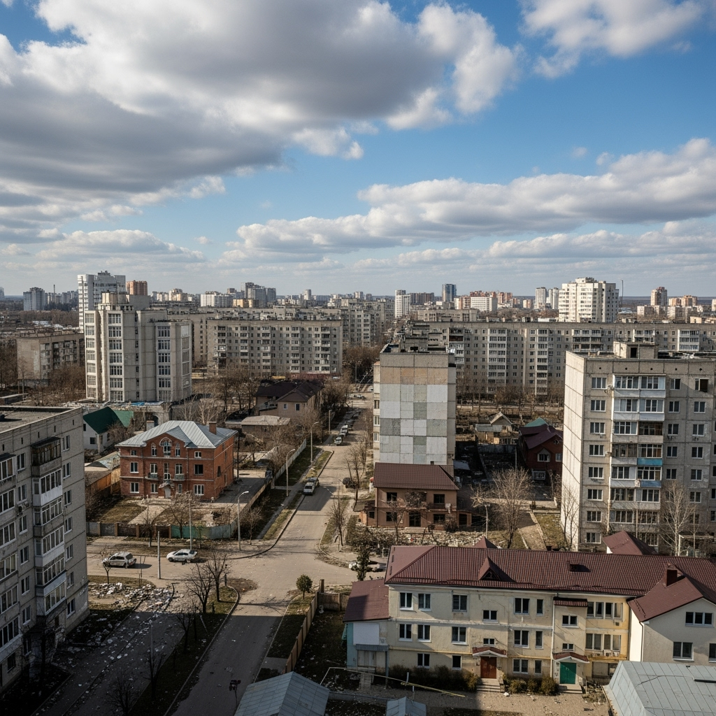 Illustration for: Donetsk Residential Areas Liberated