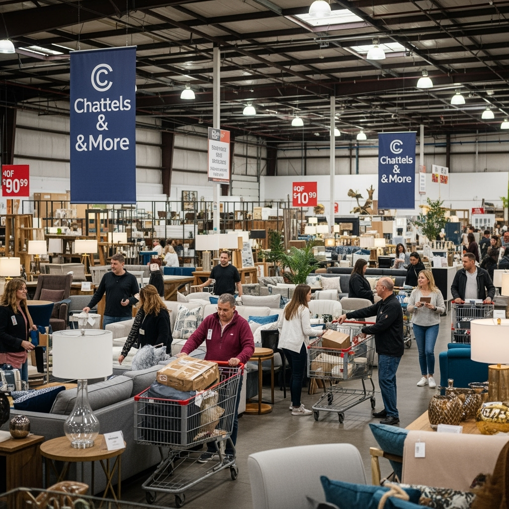Illustration for: Chattels & More Hosts Inaugural Warehouse Sale