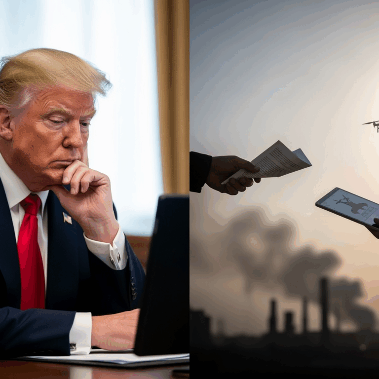 Illustration for: Hamas Sends Message to Trump for Gaza Ceasefire