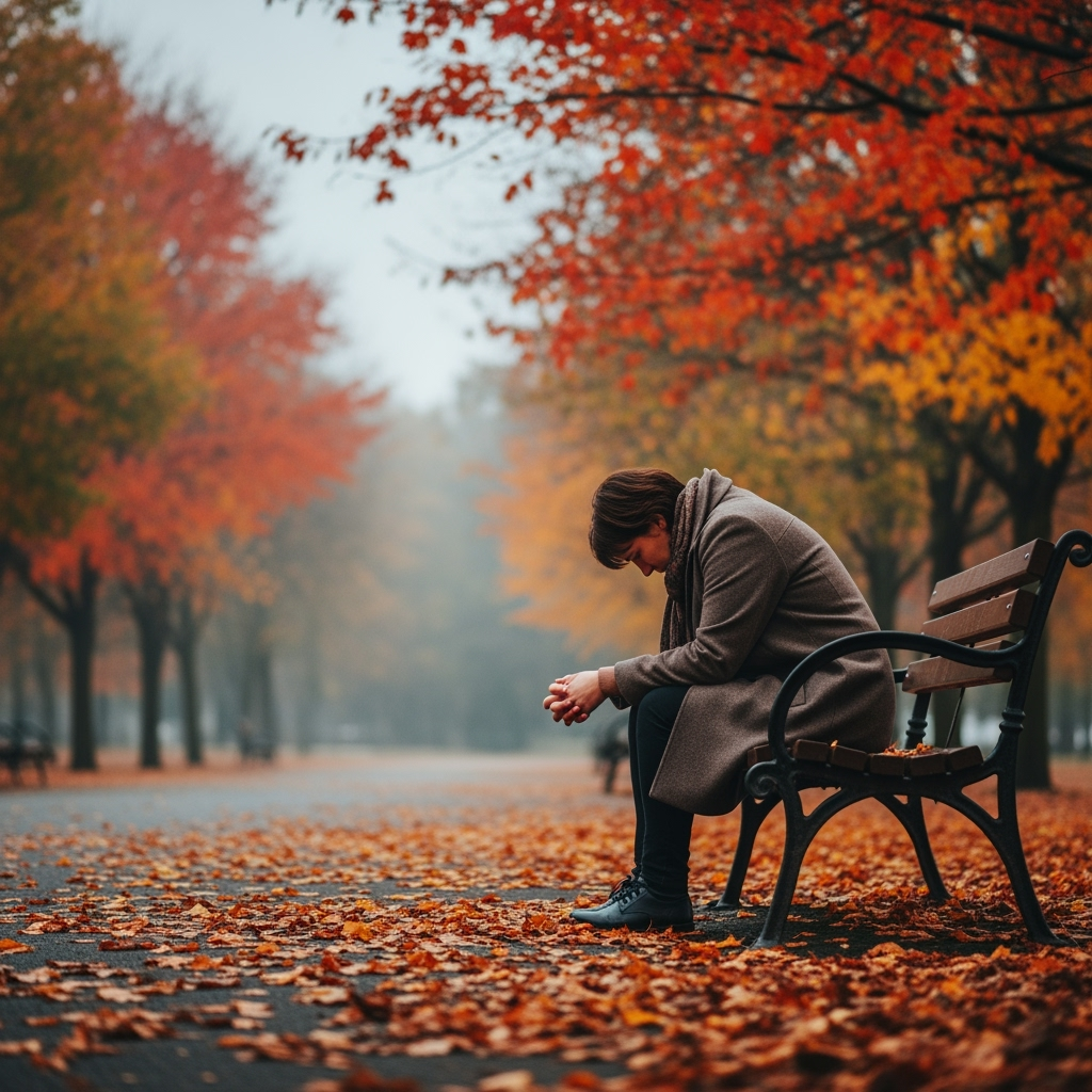 Illustration for: Understanding Autumn Depression