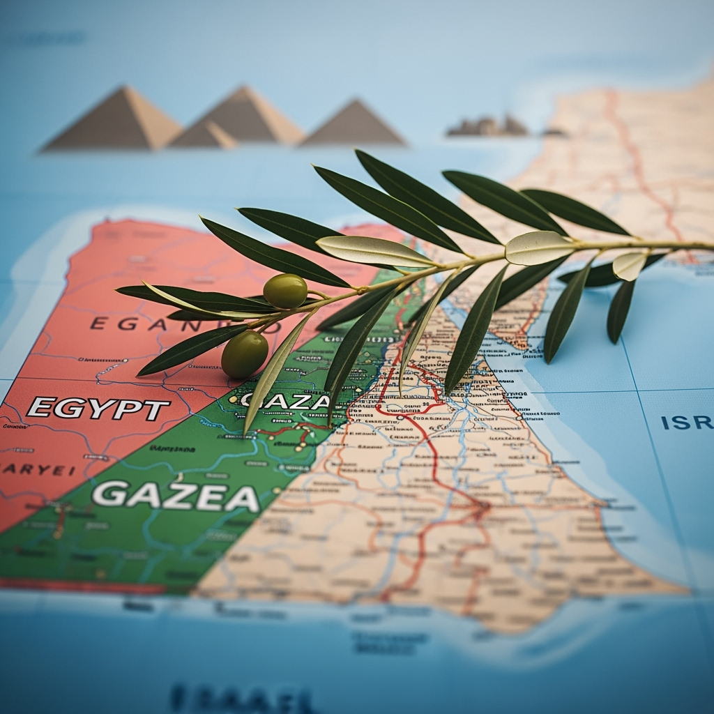 Illustration for: Egypt Supports Ceasefire and Stability in Gaza