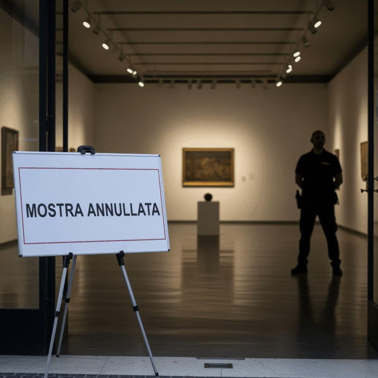 Illustration for: Controversial Exhibition Cancellation in Italy