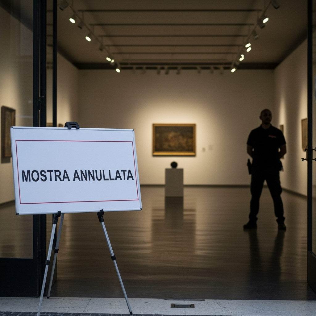 Illustration for: Controversial Exhibition Cancellation in Italy