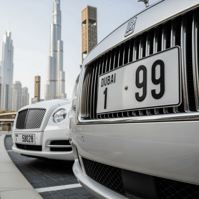 Illustration for: Own a Unique Double-Digit License Plate in Dubai