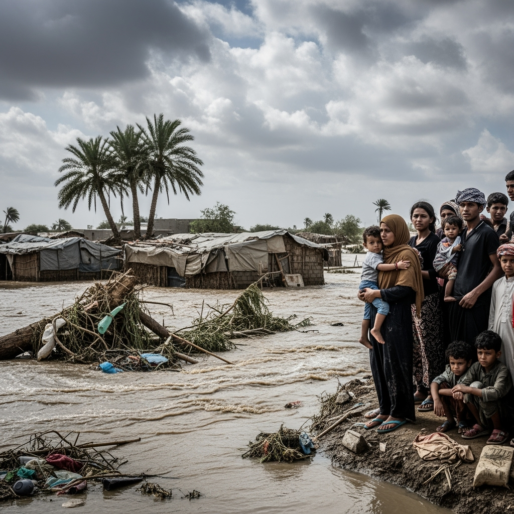 Illustration for: Floods Impact Over 50,600 Families in Yemen