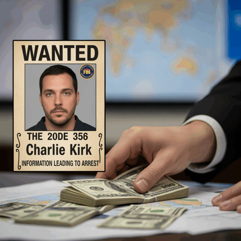 Illustration for: FBI Offers Reward for Information on Charlie Kirk's Murder