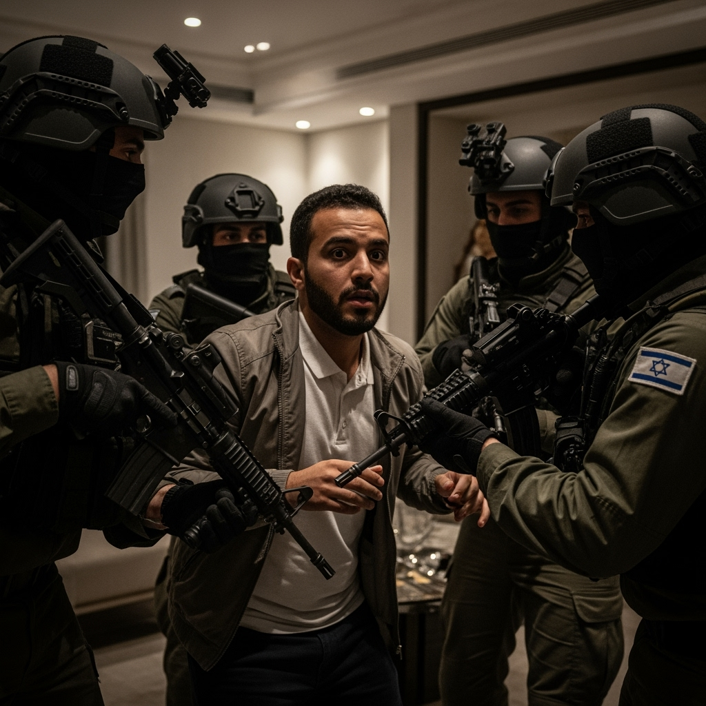 Illustration for: Hamas Leader's Son Killed in Israeli Raid on Doha