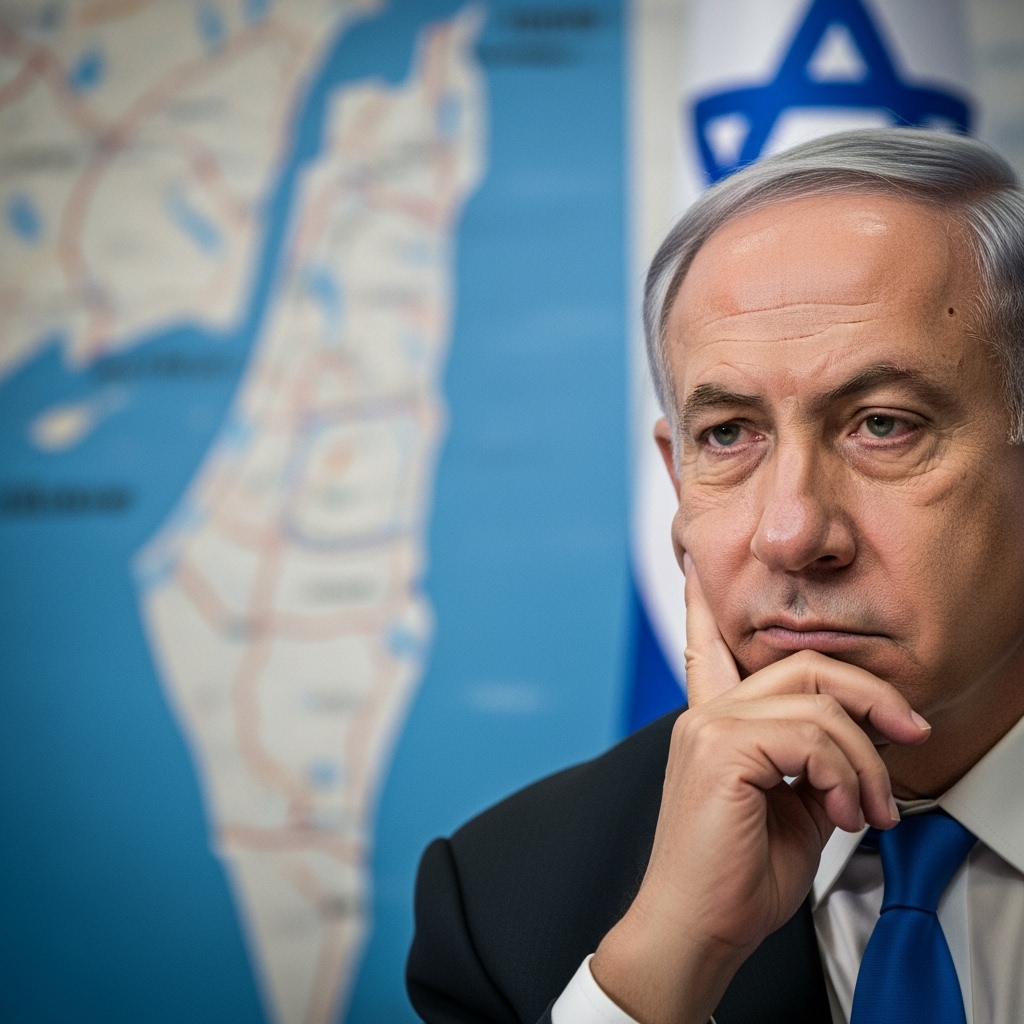 Illustration for: Netanyahu Postpones Meeting on West Bank Sovereignty