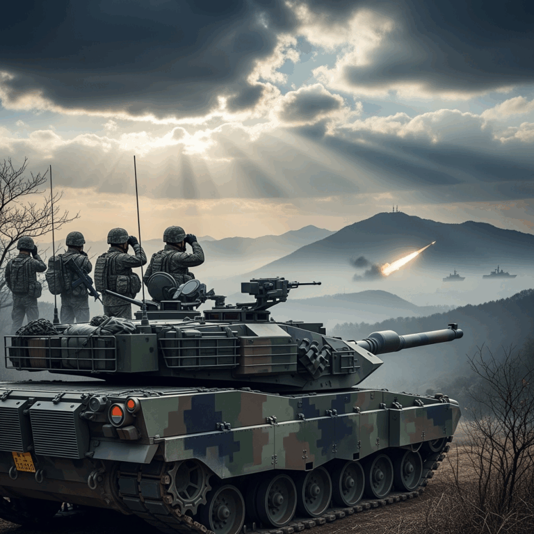 Illustration for: Korean Peninsula Military Exercises and Tensions