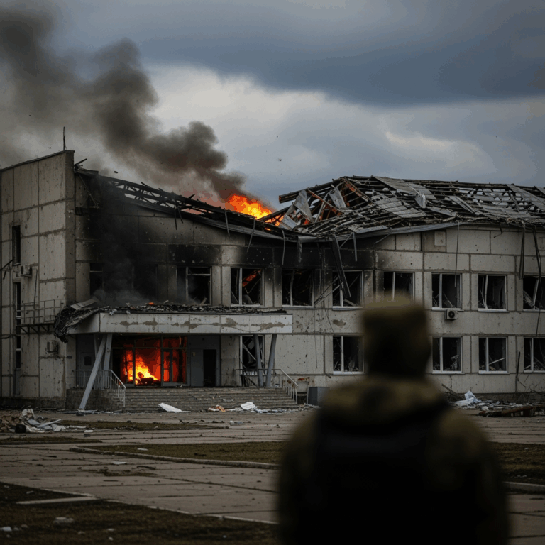 Illustration for: Zaporizhzhia Nuclear Plant Training Center Attacked