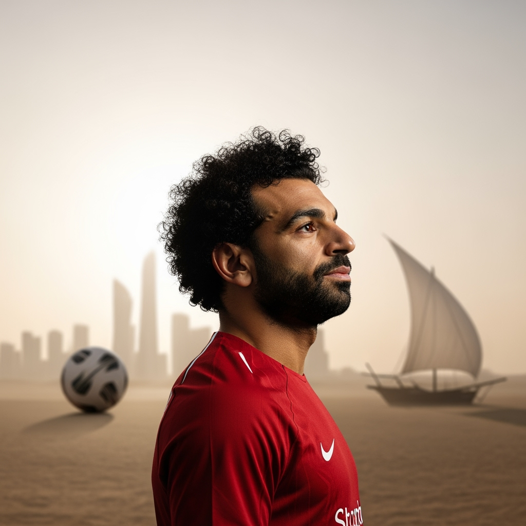 Illustration for: Salah Considers Saudi League Move