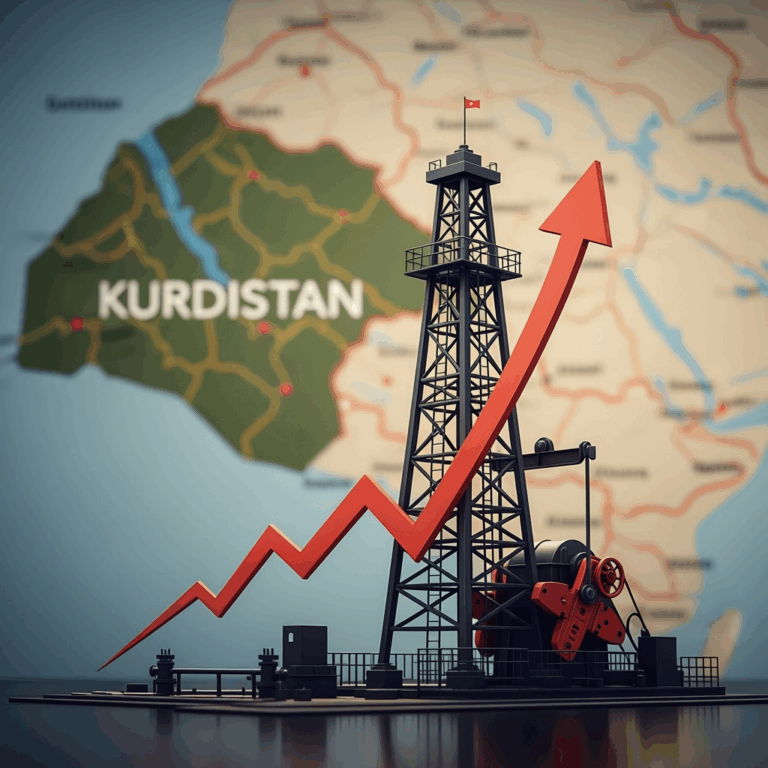 Illustration for: Oil Prices Rise as Kurdistan Export Deal Stalls