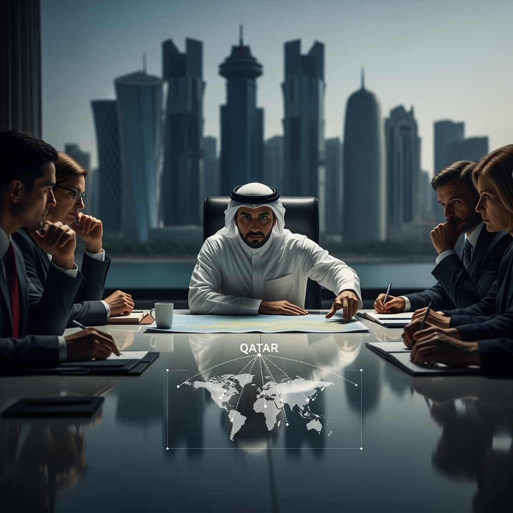 Illustration for: Qatar's Diplomatic Efforts and Security Concerns