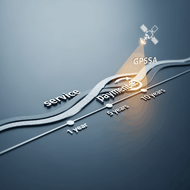 Illustration for: GPSSA Extends Service Merging Payment to 10 Years