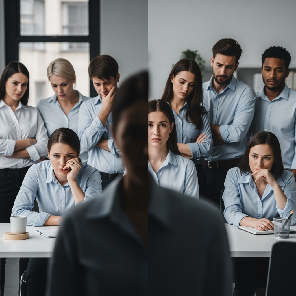 Illustration for: Sexual Harassment: A Hidden Struggle for Workers