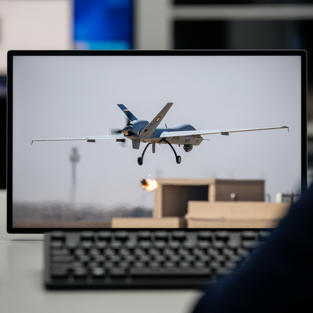 Illustration for: Ministry Reveals Giran-2 Drone Strike Video