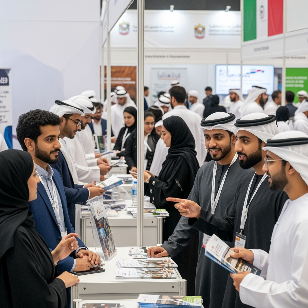 Illustration for: Career Fairs: Boosting Emiratization in the UAE