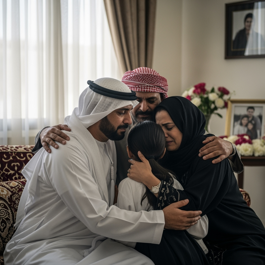 Illustration for: Tragic Loss of Emirati Sisters in Al Ain Crash
