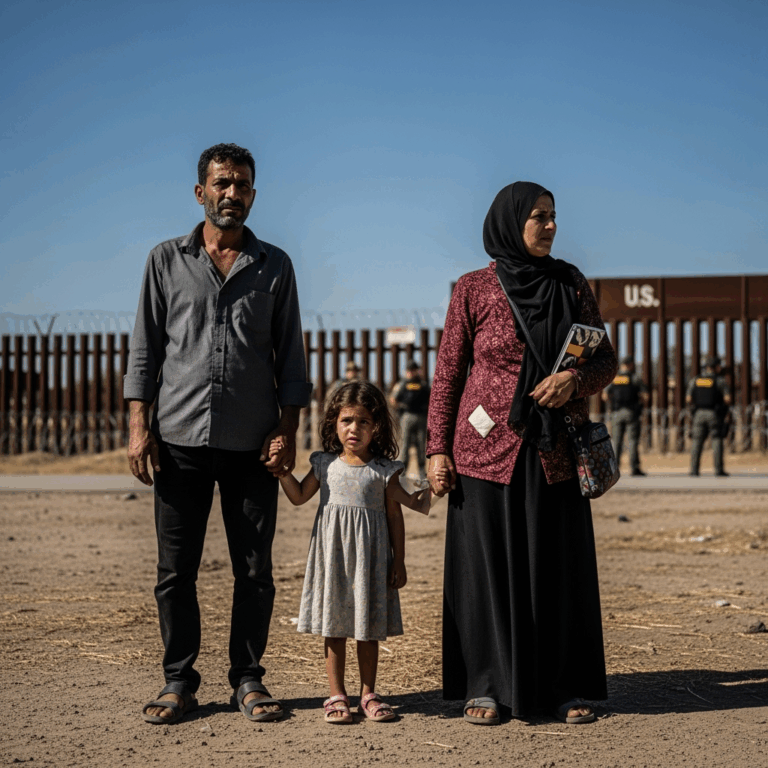 Illustration for: US Ends Special Status for Syrians Amid Broader Deportation Efforts