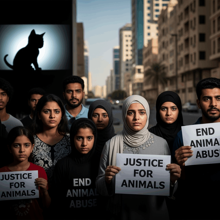 Illustration for: Sharjah Kitten Abuse Sparks Outrage, Calls for Action