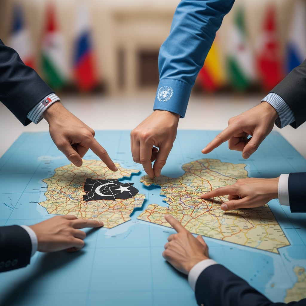 Illustration for: Libya's Political Stalemate: UN and Major Powers
