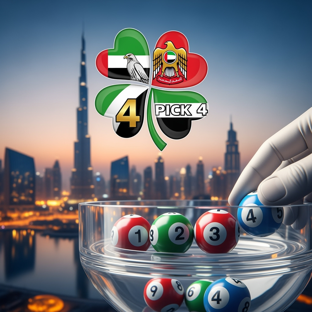 Illustration for: UAE Lottery Launches Daily Pick 4 Draw