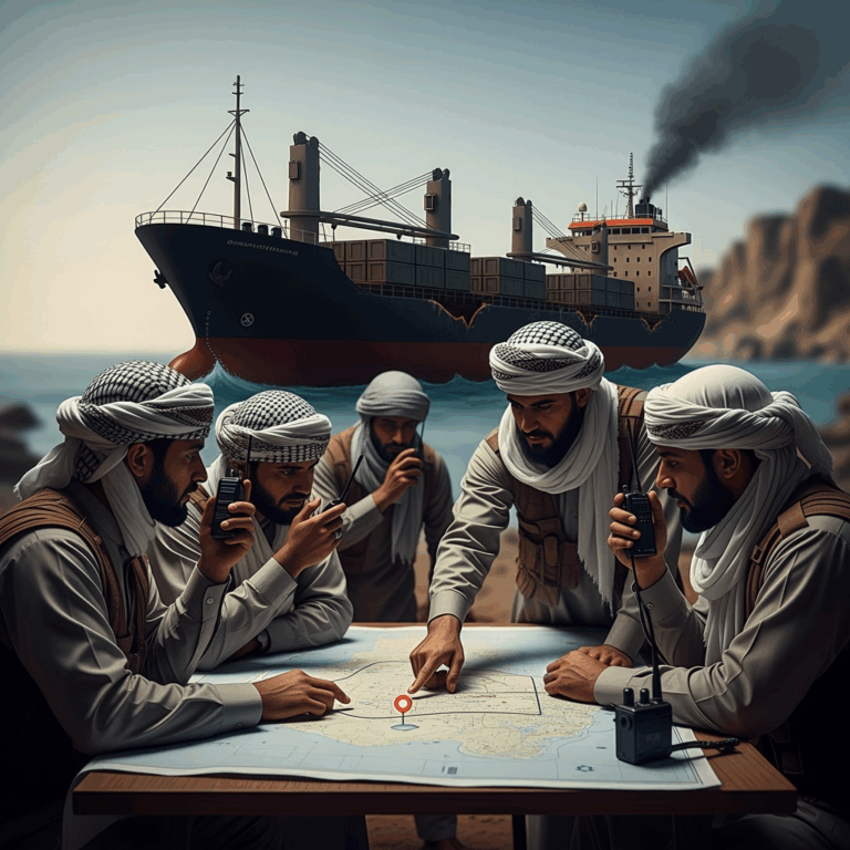Illustration for: Ansar Allah Claims Attack on Israeli Ship