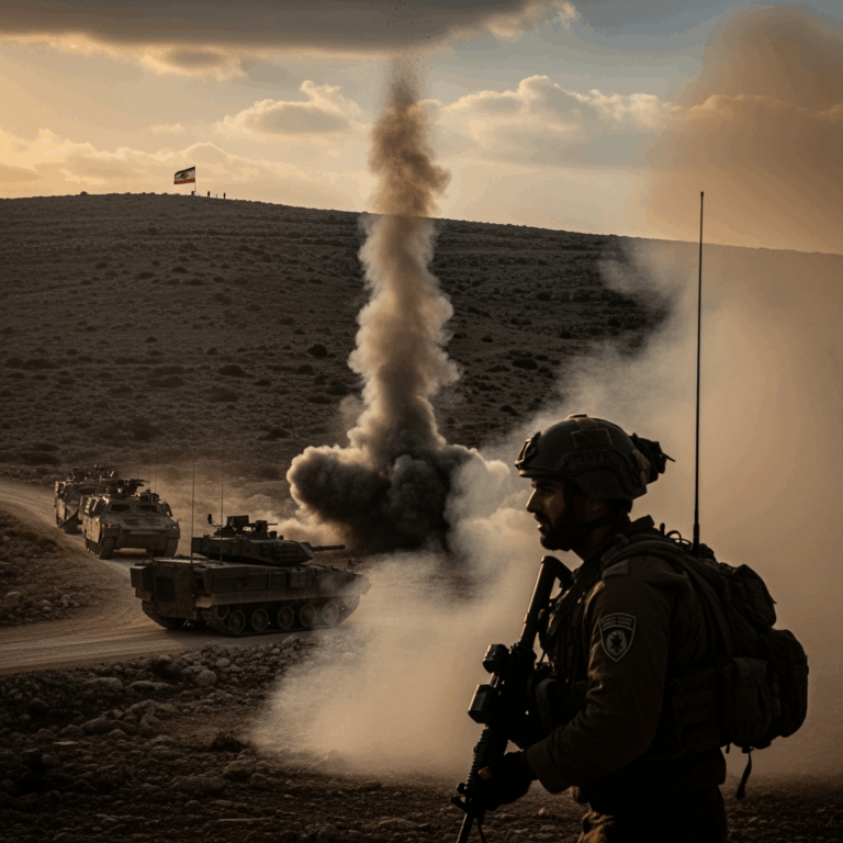 Illustration for: Israeli Attacks Escalate Tensions with Hezbollah