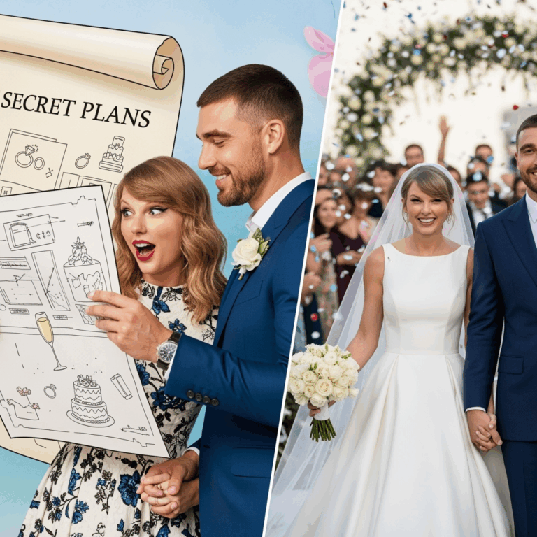 Illustration for: Taylor Swift and Travis Kelce's Wedding Plans Revealed