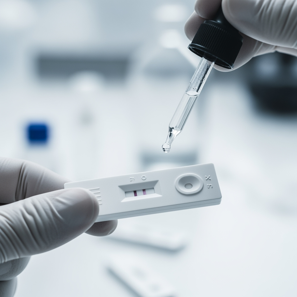 Illustration for: Rapid Blood Test Device Enhances Diagnosis