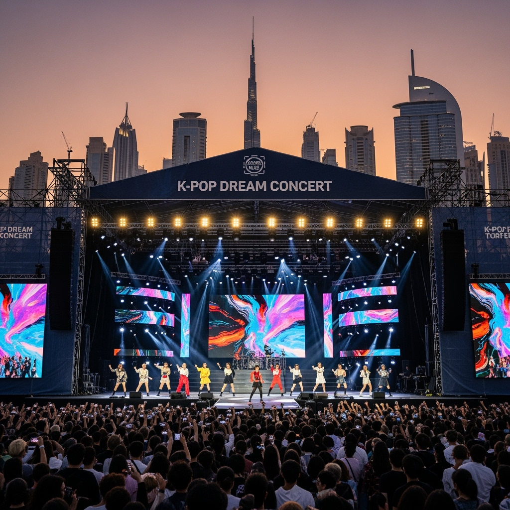 Illustration for: K-pop Dream Concert Heads to UAE