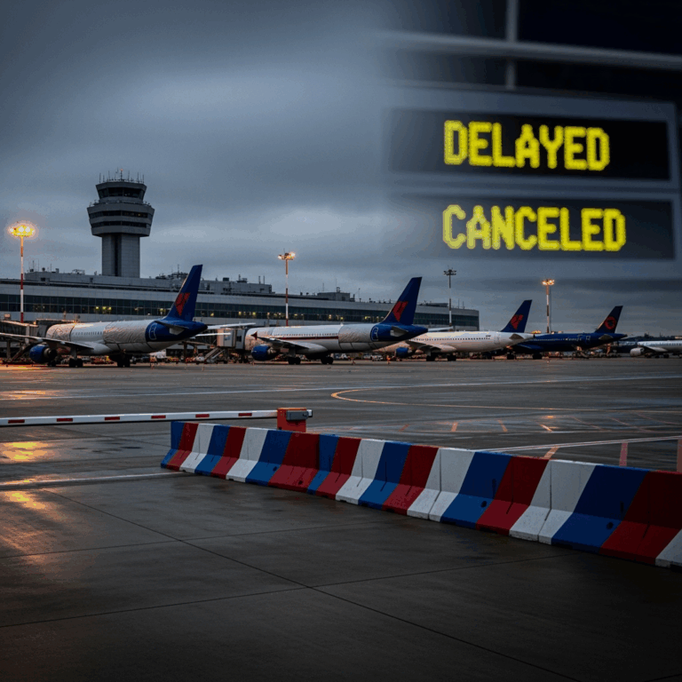 Illustration for: Temporary Flight Restrictions in Moscow Airports