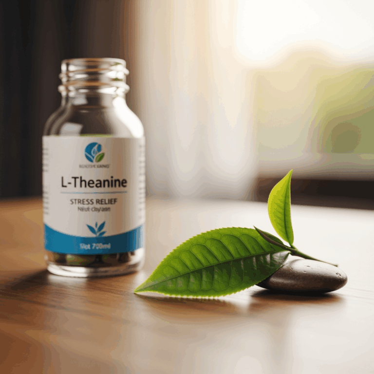 Illustration for: Potential Benefits of L-Theanine for Stress Relief
