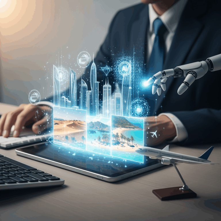 Illustration for: AI's Impact on GCC Travel Agents and Tourism