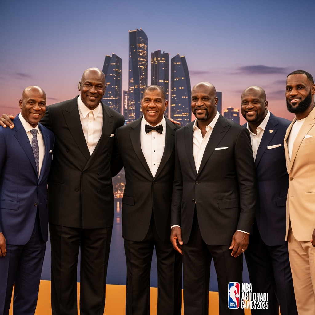 Illustration for: NBA Legends to Attend Abu Dhabi Games 2025