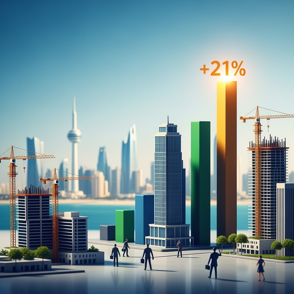 Illustration for: Ajman Real Estate Transactions Surge 21% in August