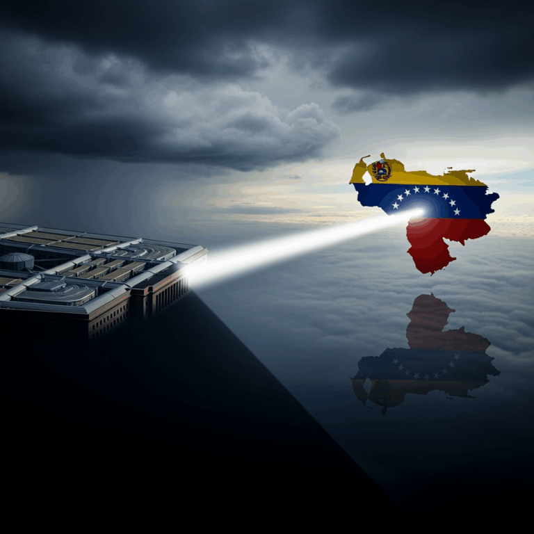 Illustration for: Pentagon Warns Venezuela Against Interference