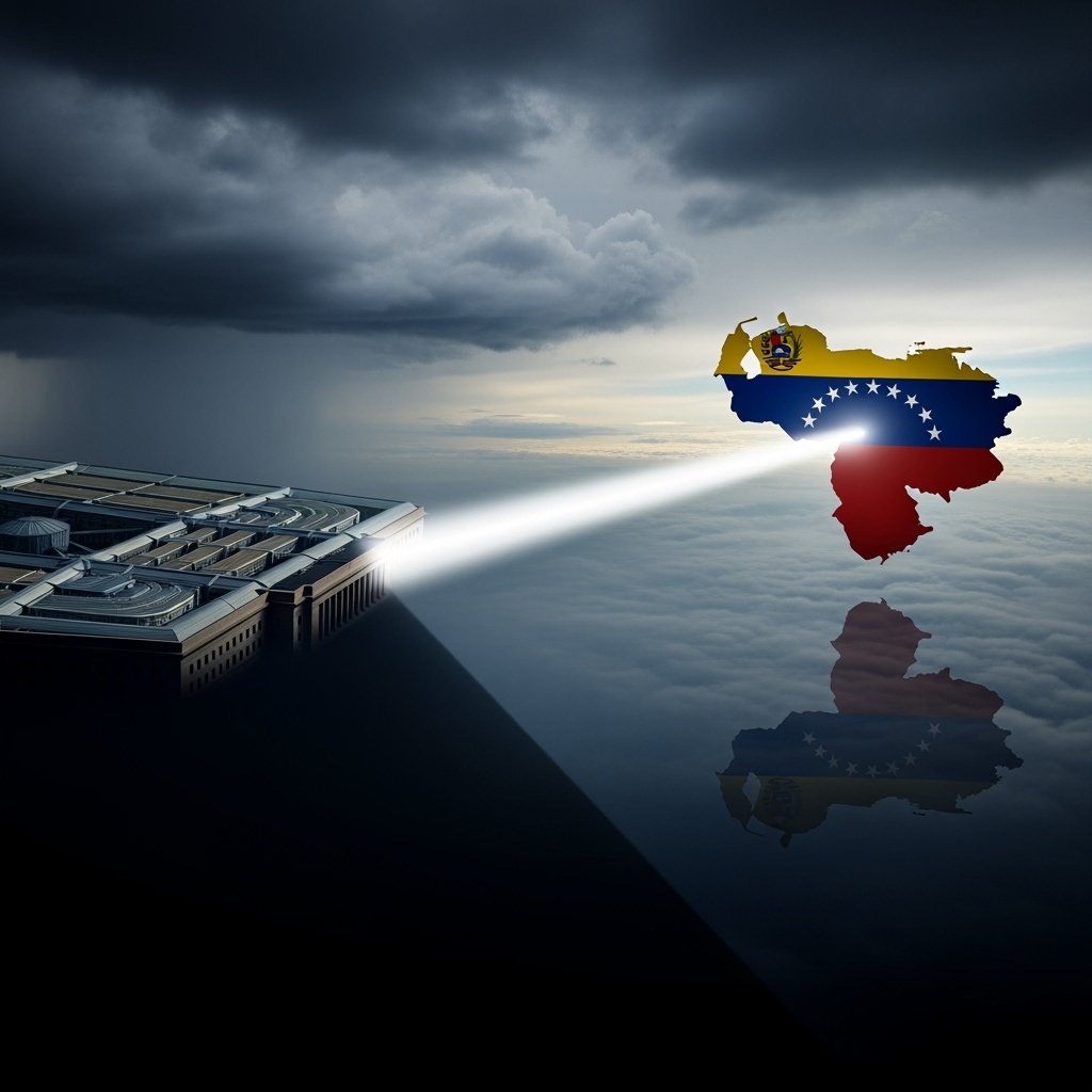 Illustration for: Pentagon Warns Venezuela Against Interference