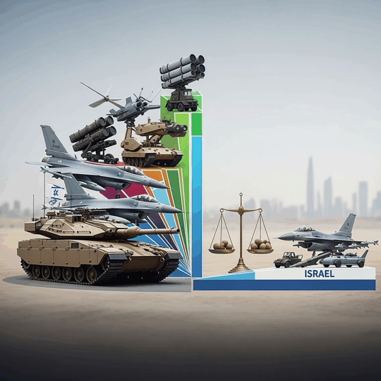 Illustration for: Arab Military Spending vs. Israel 2025