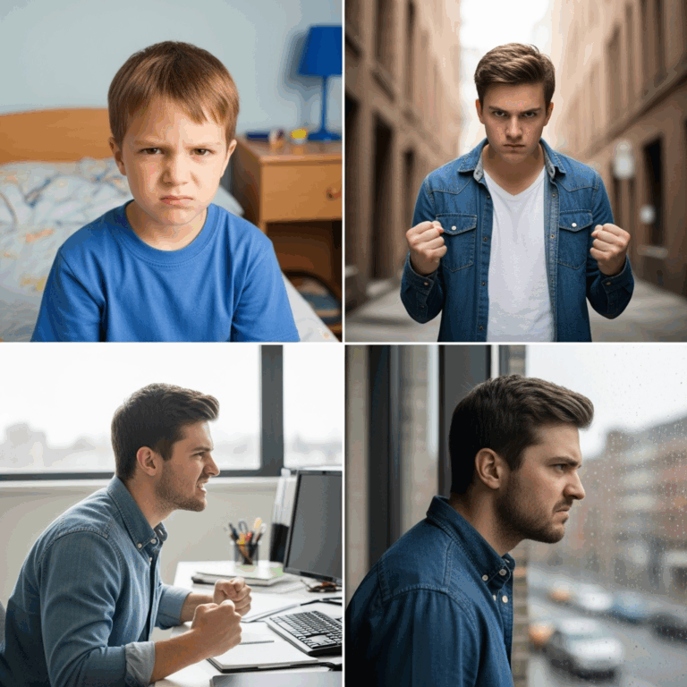 Illustration for: The Evolution of an Angry Young Man