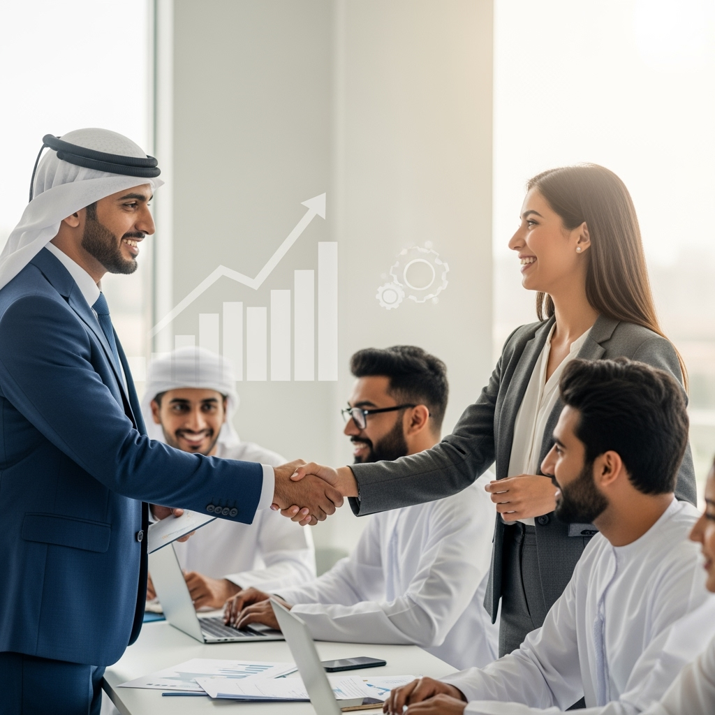 Illustration for: UAE Empowers Emiratis with Private Sector Experience