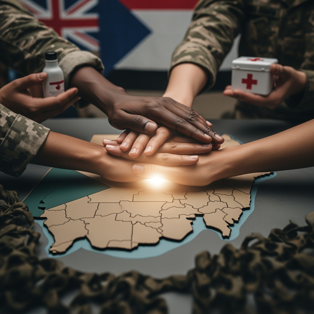 Illustration for: U.S. and Allies Emphasize Sudan's Unity and Civilian Protection