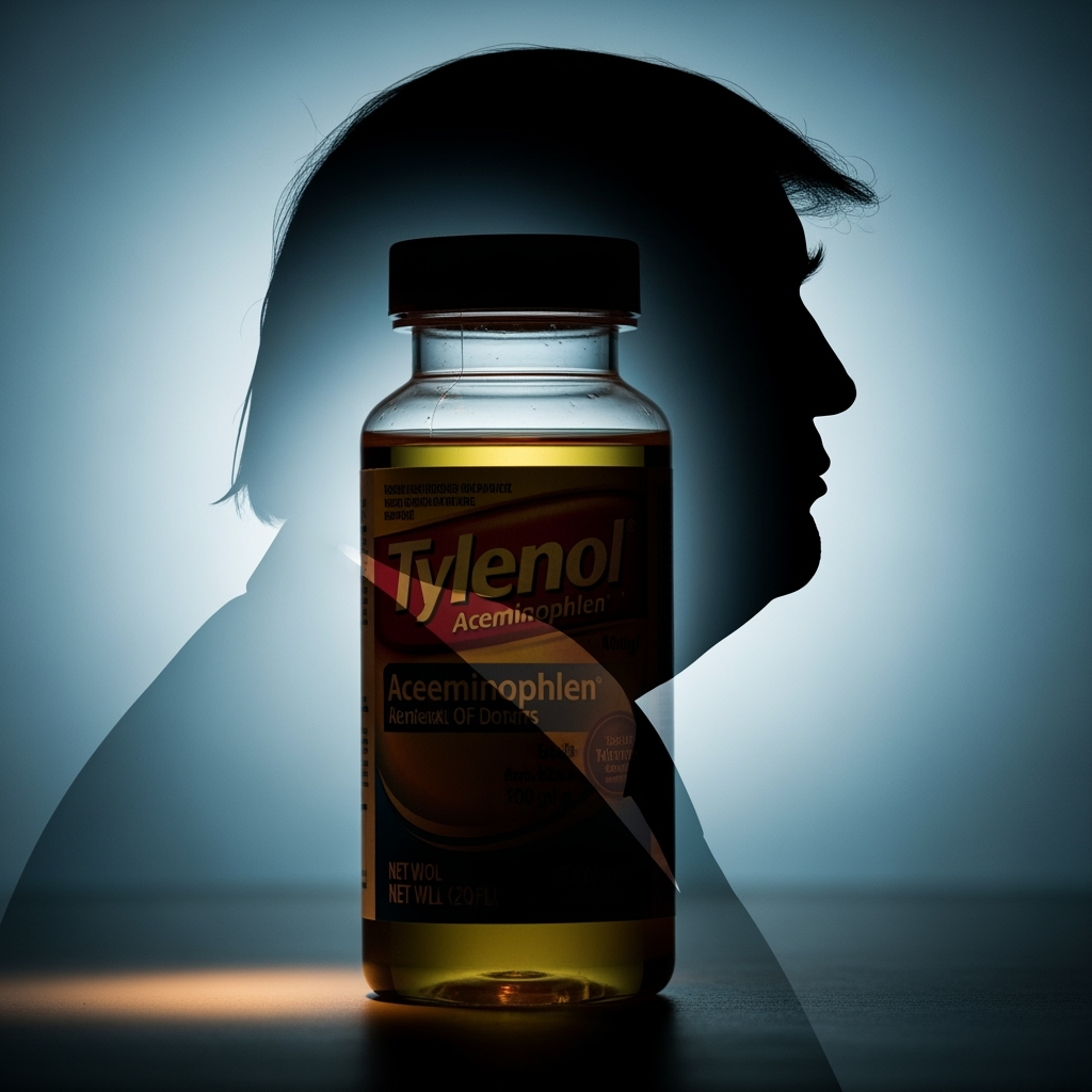 Illustration for: Trump Sparks Debate on Tylenol Use During Pregnancy