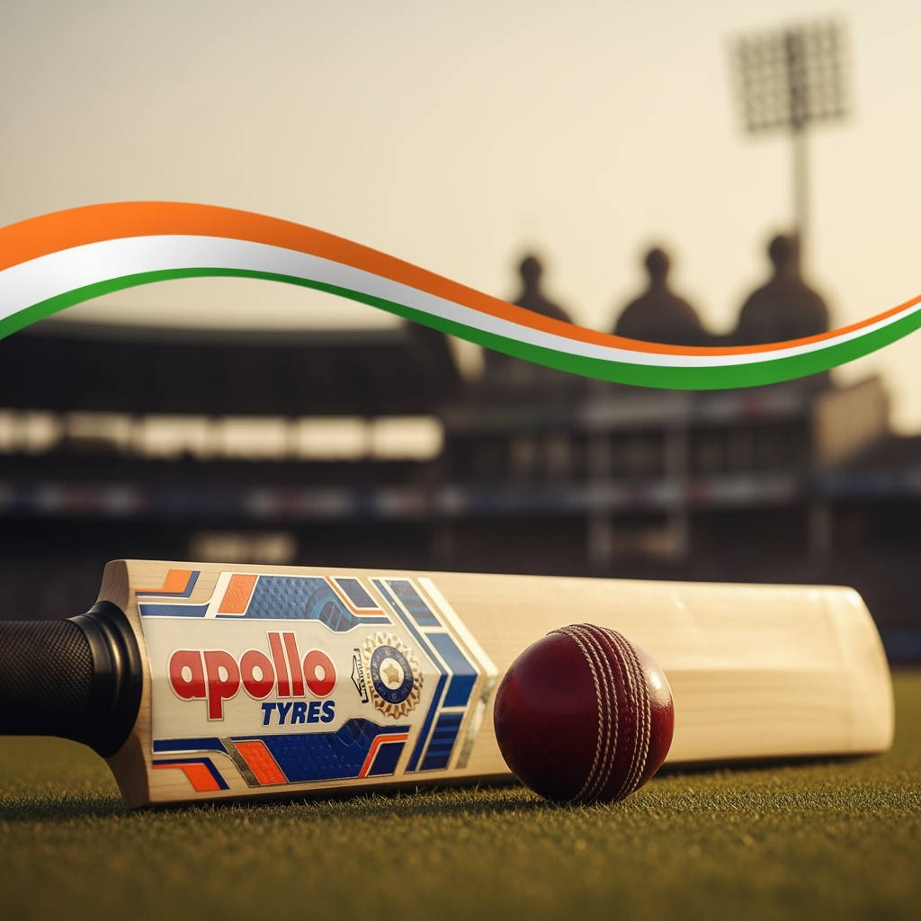 Illustration for: Apollo Tyres Becomes Indian Cricket's New Sponsor