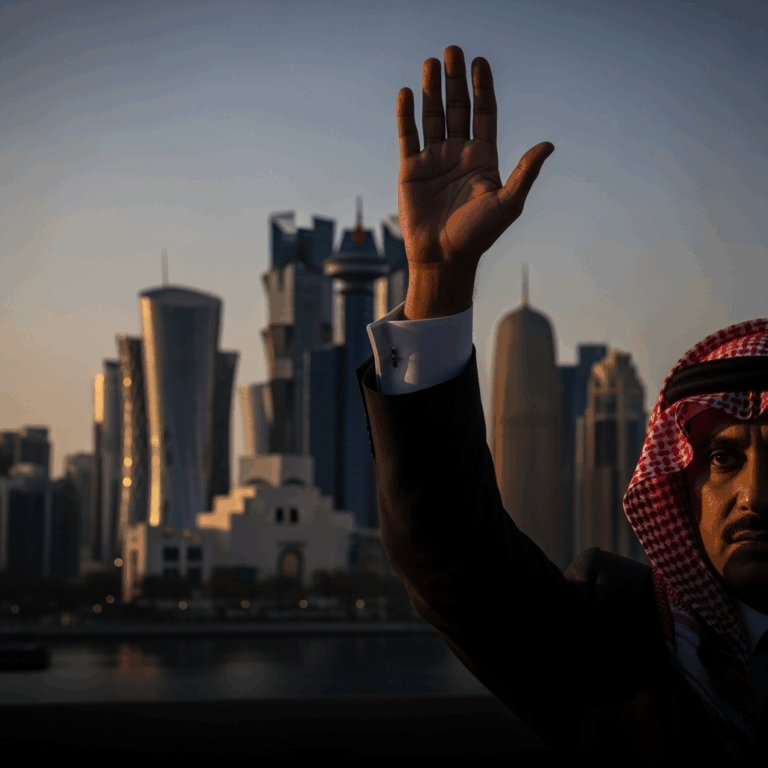 Illustration for: Qatar Condemns Israeli Attack on Doha