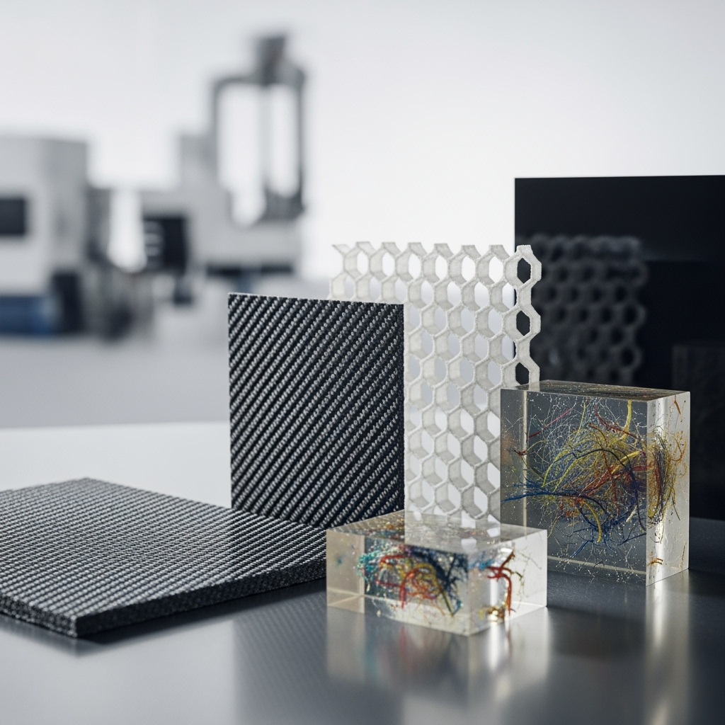 Illustration for: Innovative Composite Materials in Modern Industry